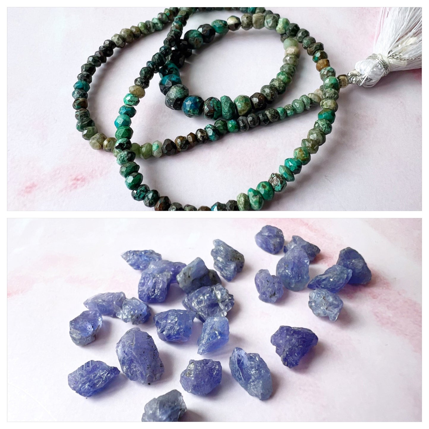 SILVER - Chrysocolla Customisable bracelets