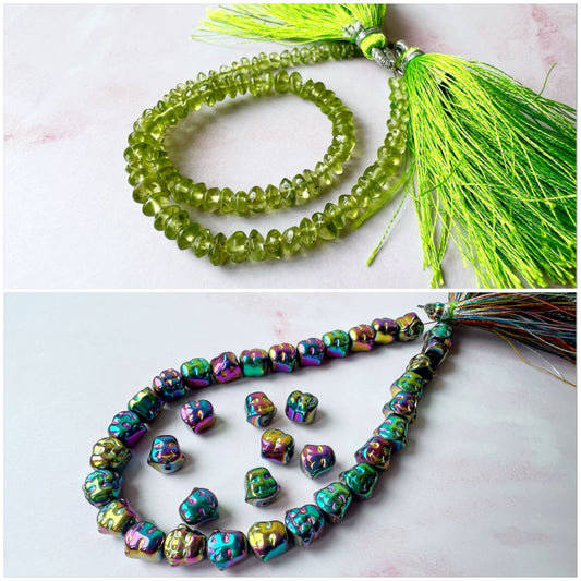 ROSE GOLD - Peridot Customisable bracelets