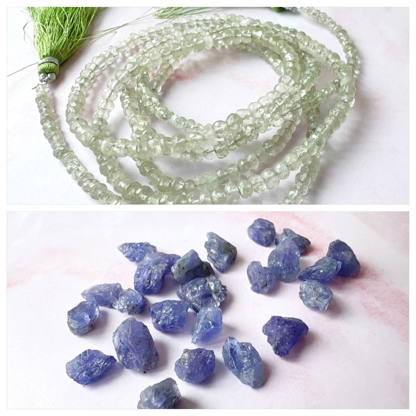 SILVER - Green Amethyst (Prasiolite) Customisable bracelets