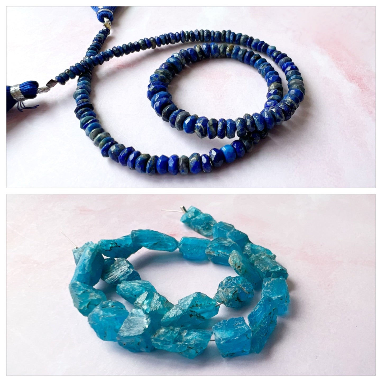 SILVER - Lapis Lazuli Customisable bracelets