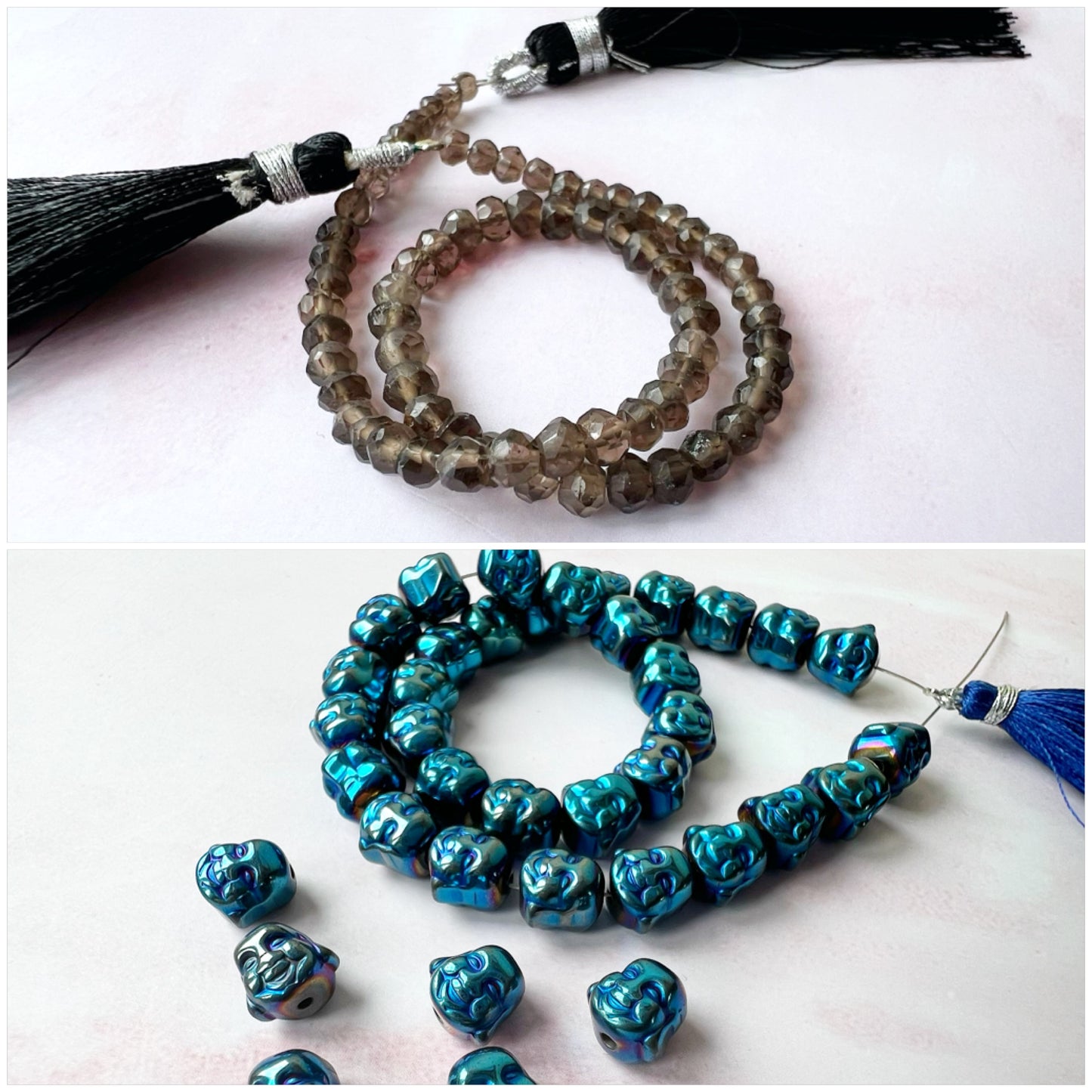 GOLD - Smokey Quartz Customisable bracelets