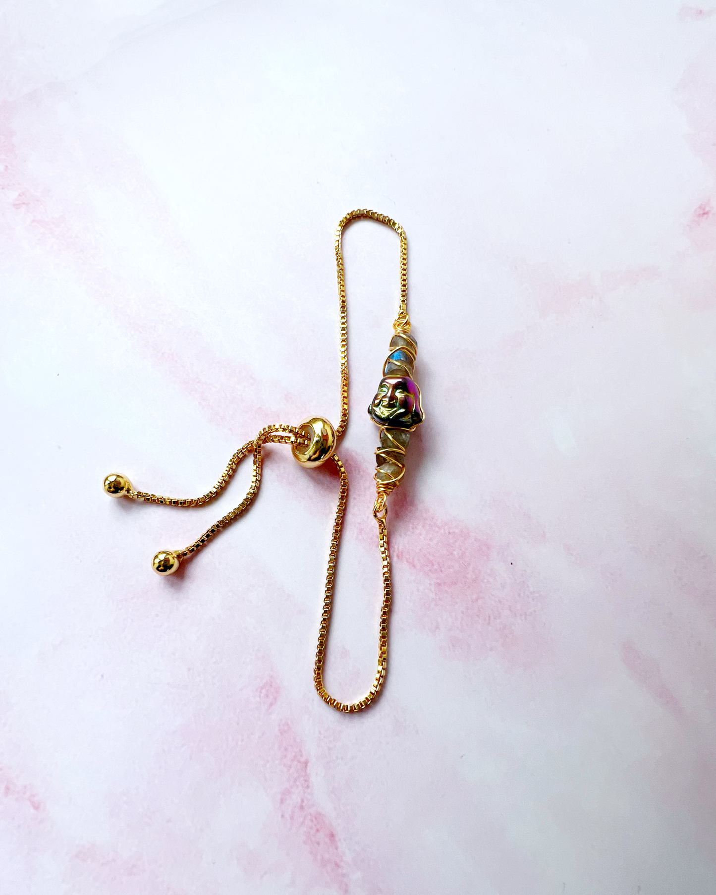 GOLD - Labradorite Customisable bracelets