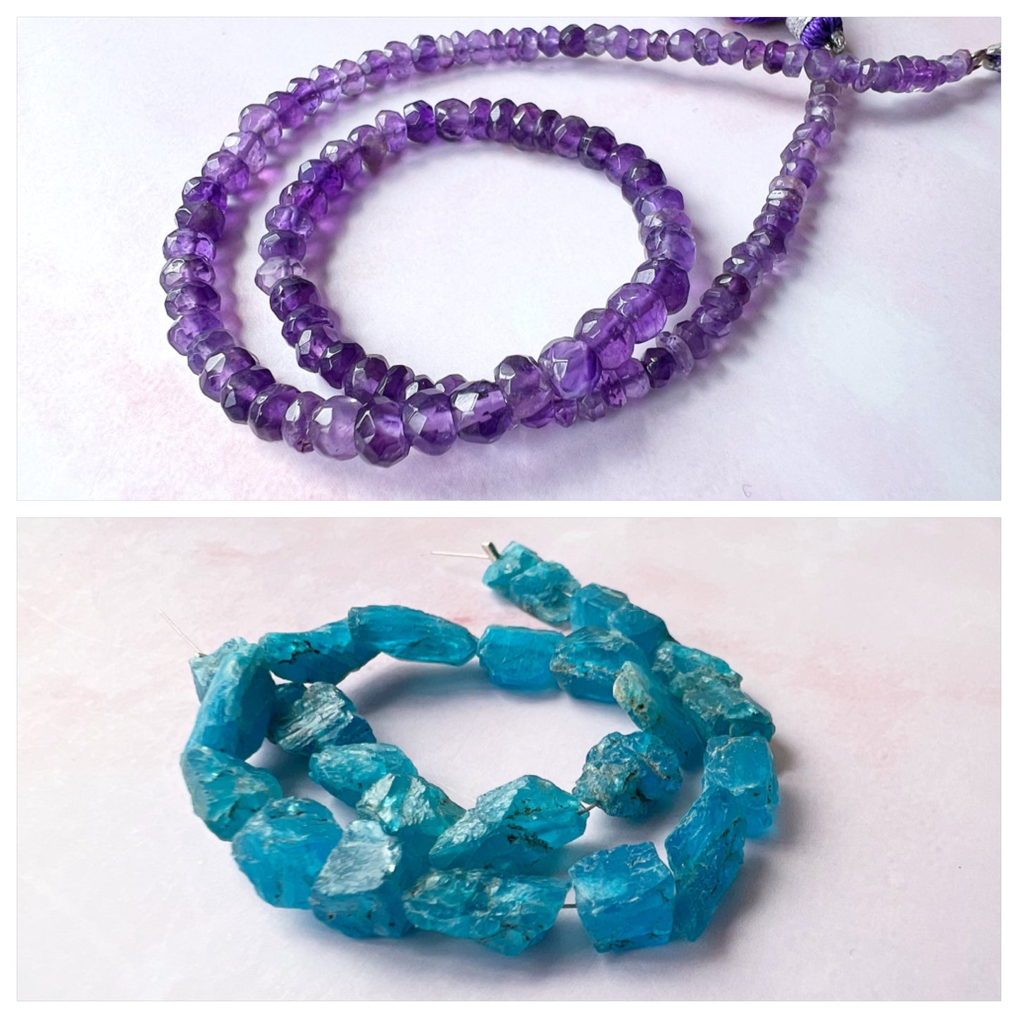 GOLD - Amethyst Customisable bracelets - adjustable