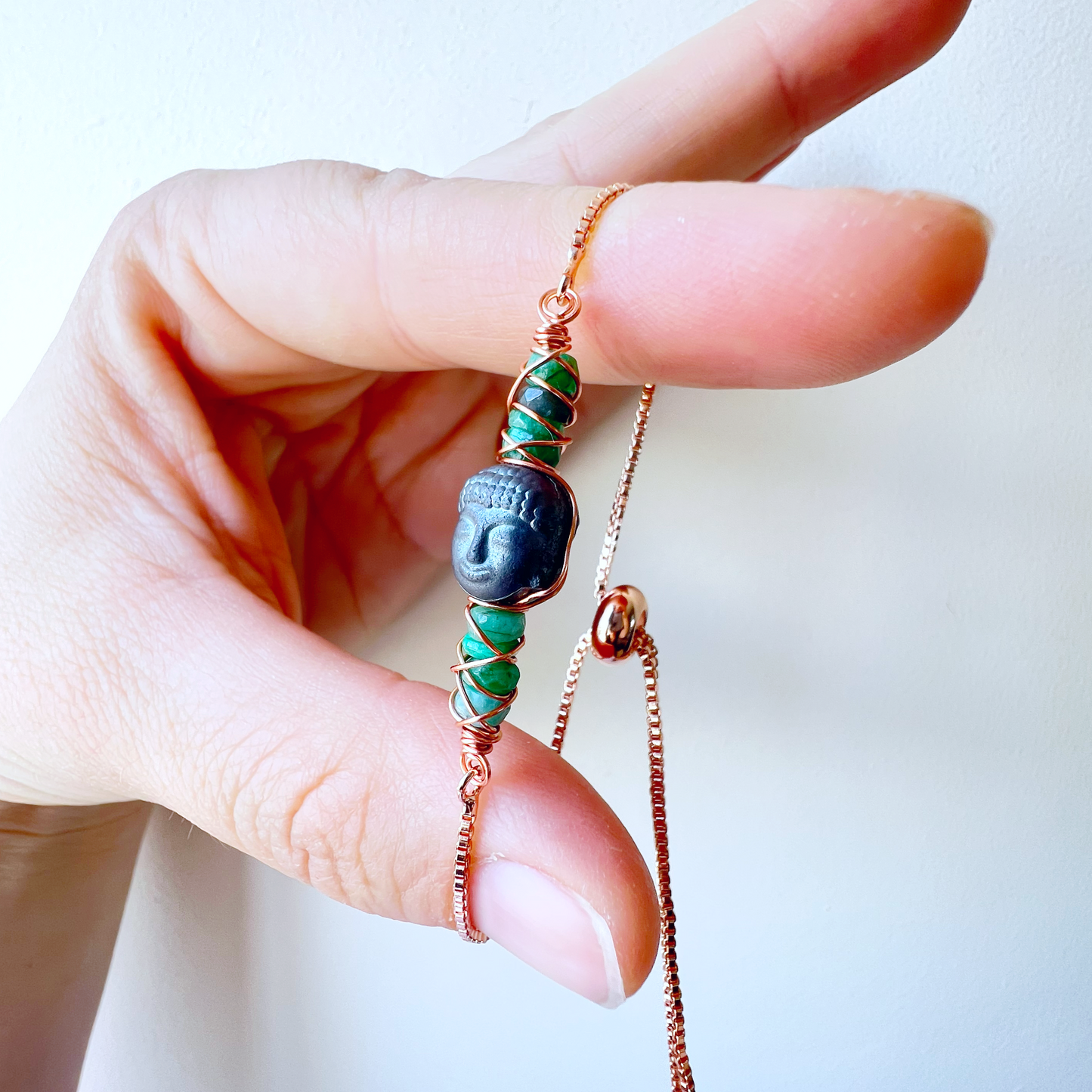 ROSE GOLD - Emerald Customisable bracelets