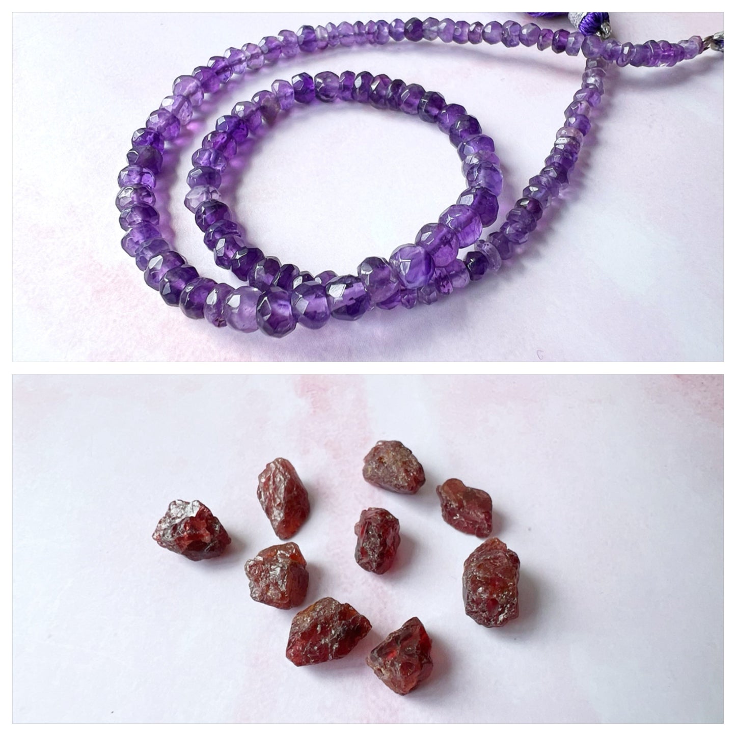 ROSE GOLD - Amethyst Customisable bracelets