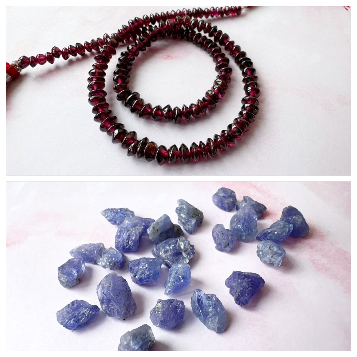 GOLD - Garnet Customisable bracelets