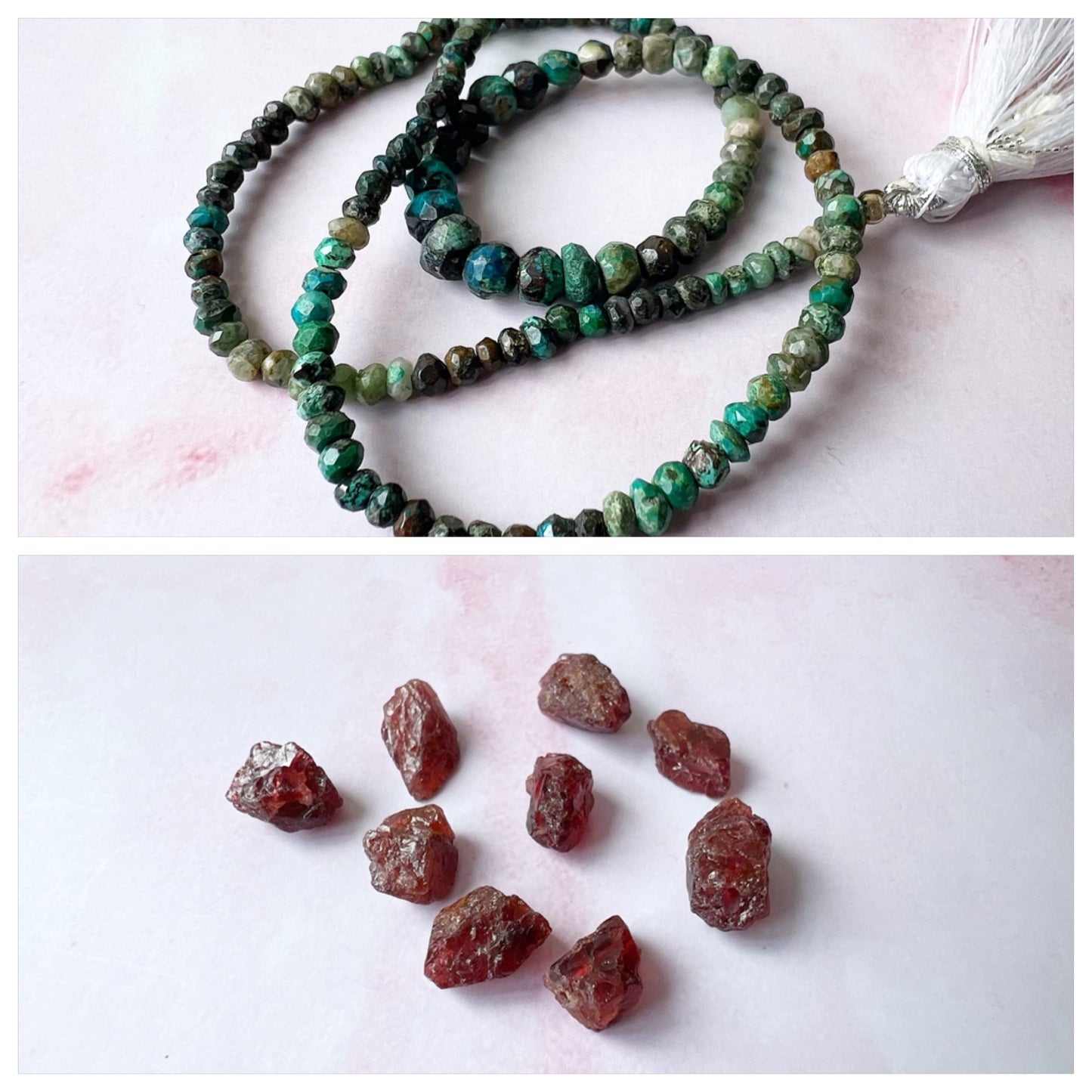 ROSE GOLD - Chrysocolla Customisable bracelets