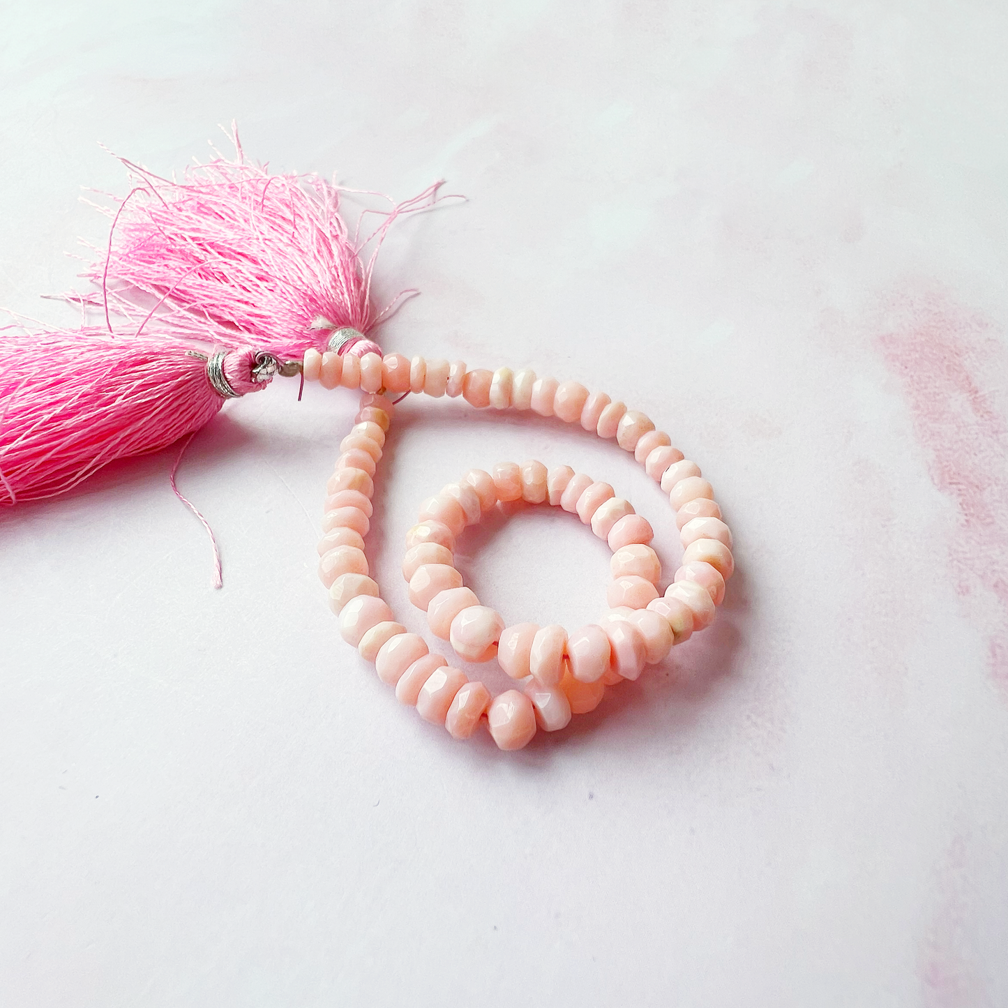 GOLD - Pink Opal Customisable bracelets