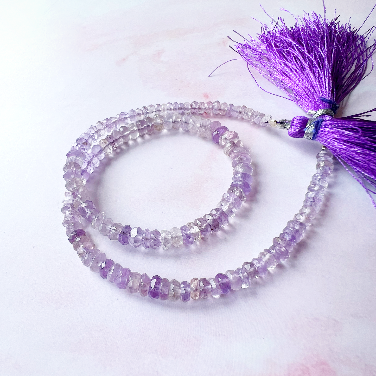 GOLD - Pink Amethyst Customisable bracelets