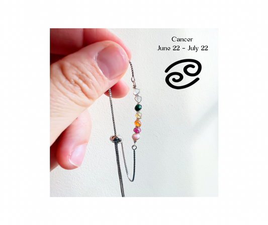 Zodiac star sign bracelet - Cancer