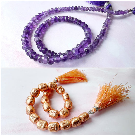 SILVER - Amethyst Customisable bracelets