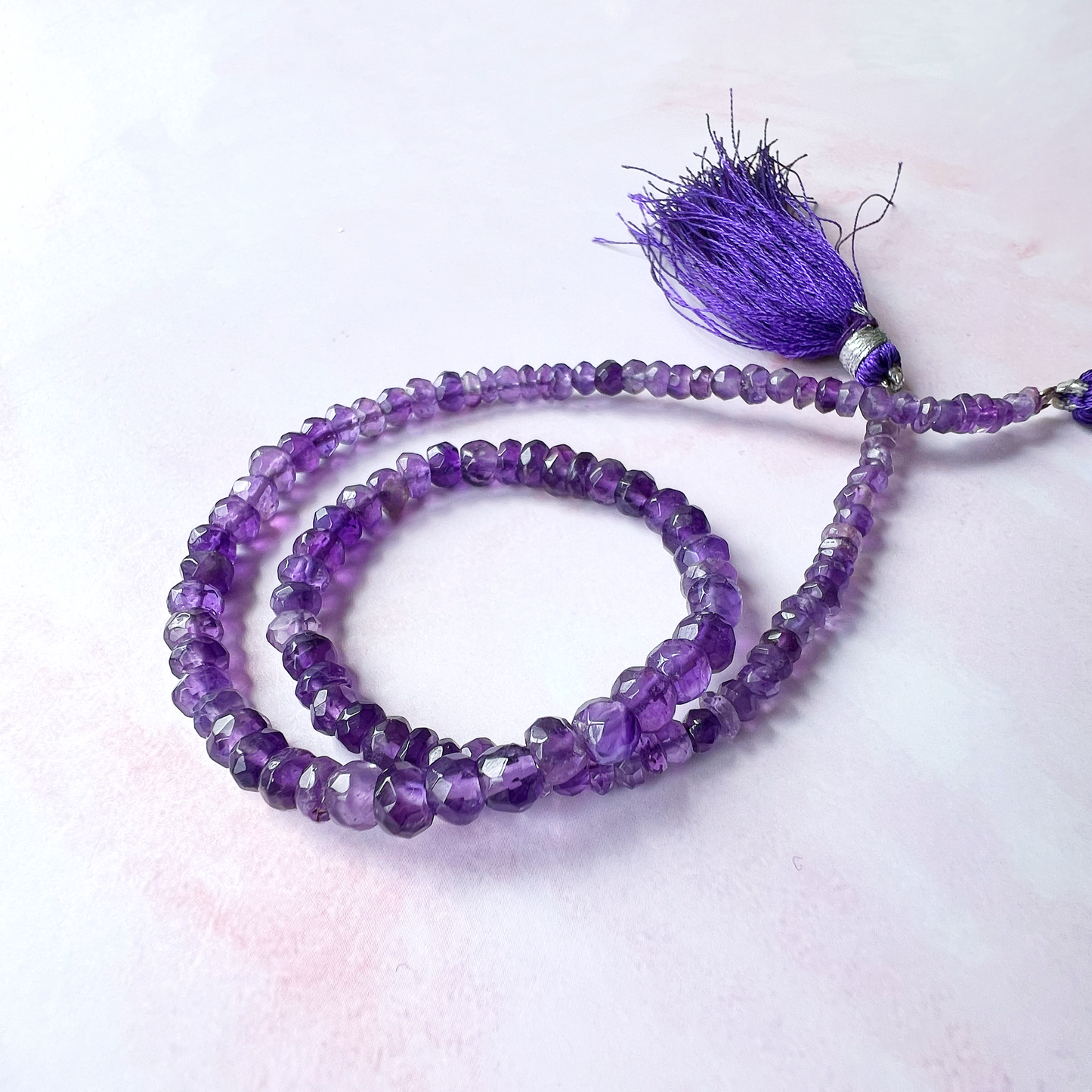 GOLD - Amethyst Customisable bracelets - adjustable