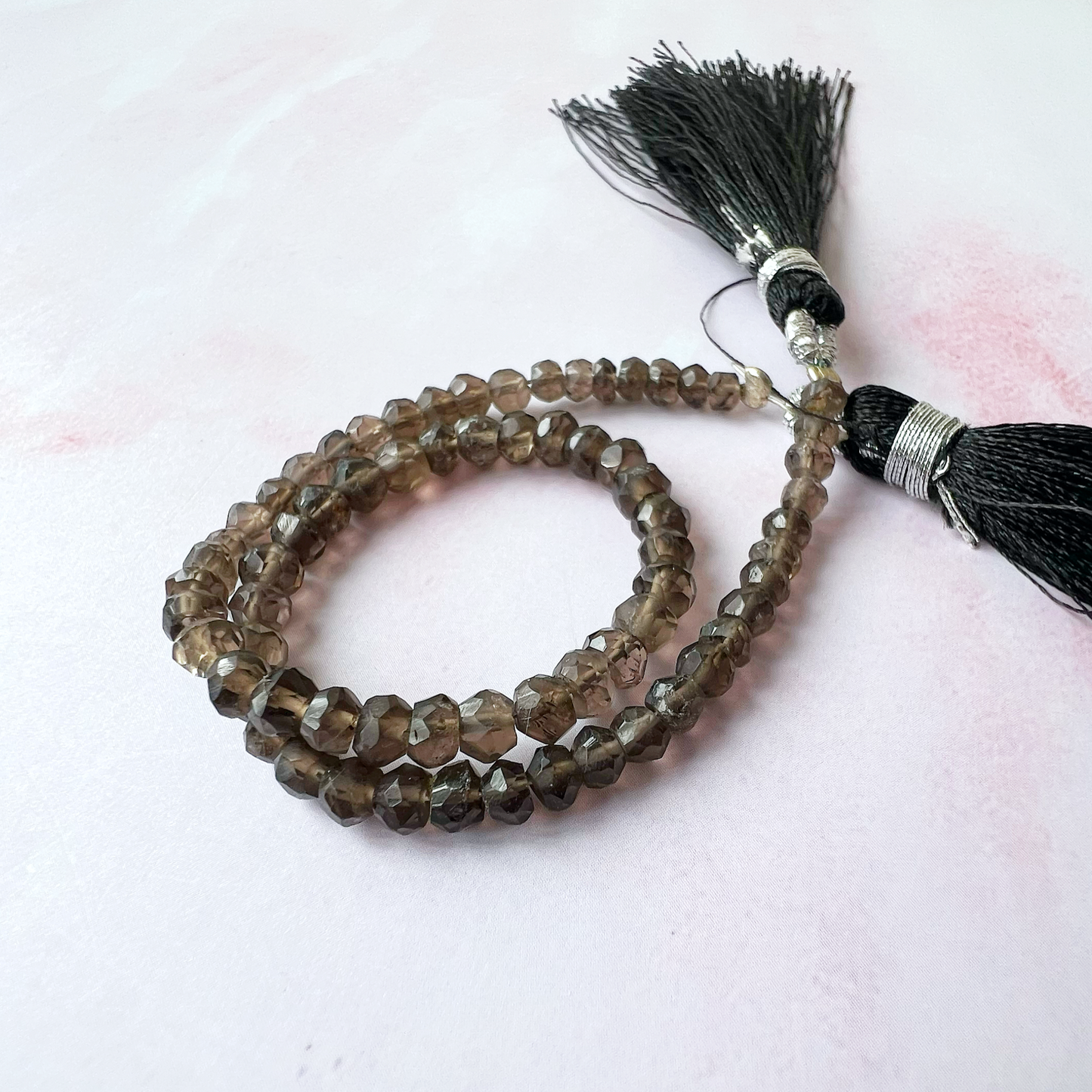 GOLD - Smokey Quartz Customisable bracelets