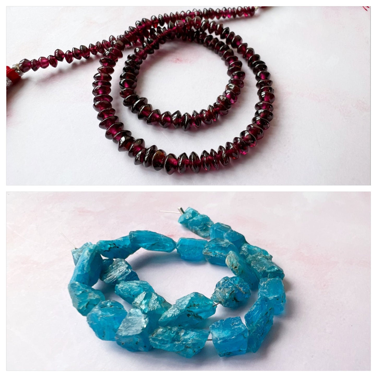 GOLD - Garnet Customisable bracelets