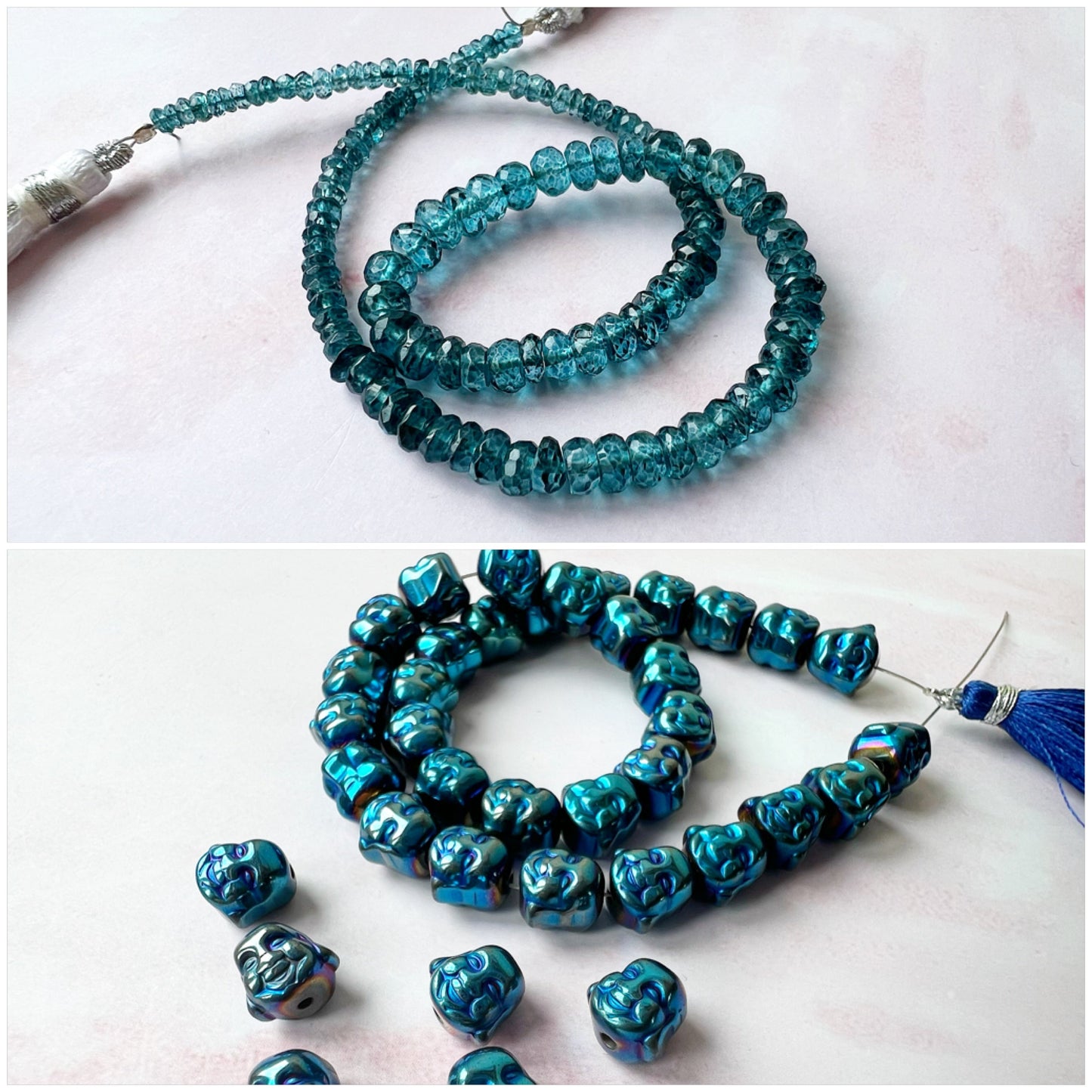 ROSE GOLD - London Blue Quartz Customisable bracelets