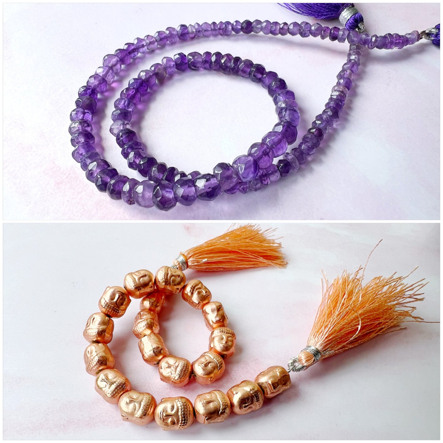 ROSE GOLD - Amethyst Customisable bracelets