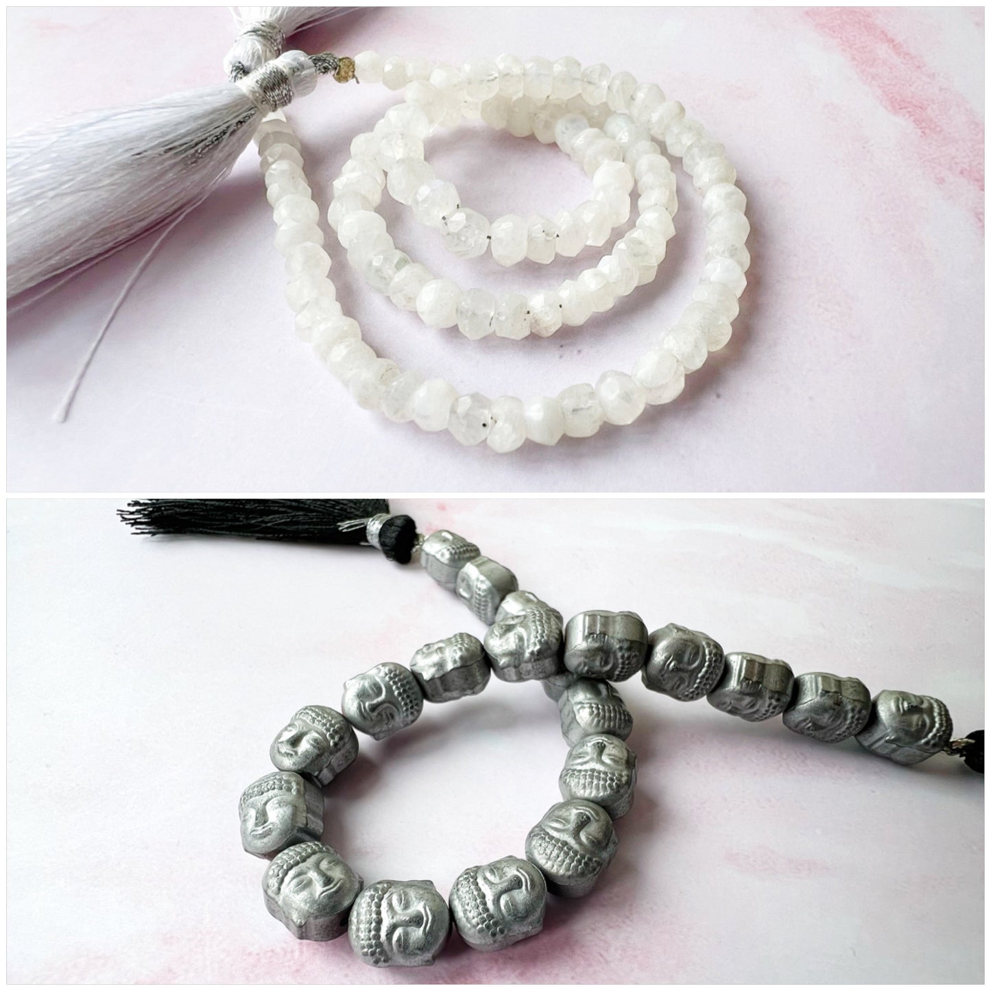 GOLD - Rainbow Moonstone Customisable bracelets