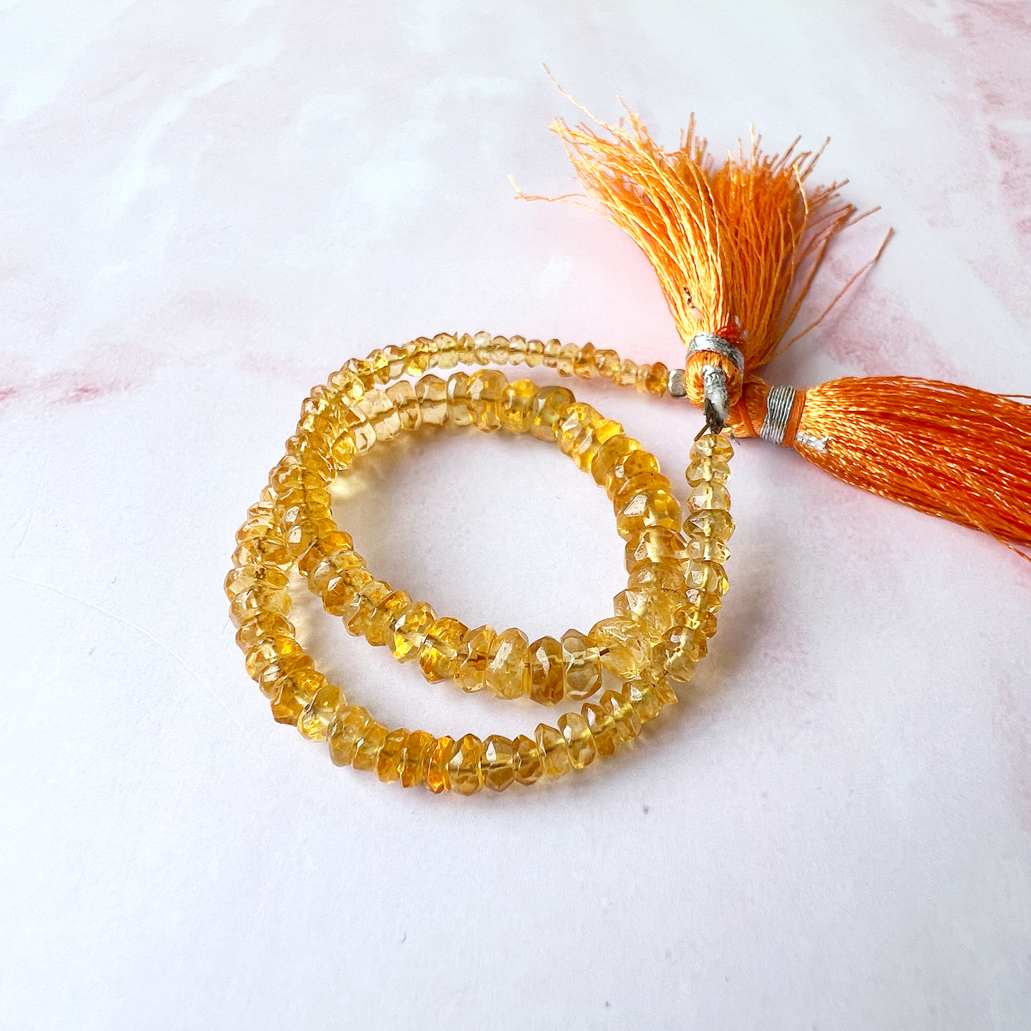 SILVER - Citrine Customisable bracelets