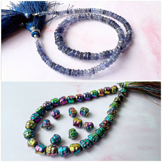 SILVER - Iolite Customisable bracelets