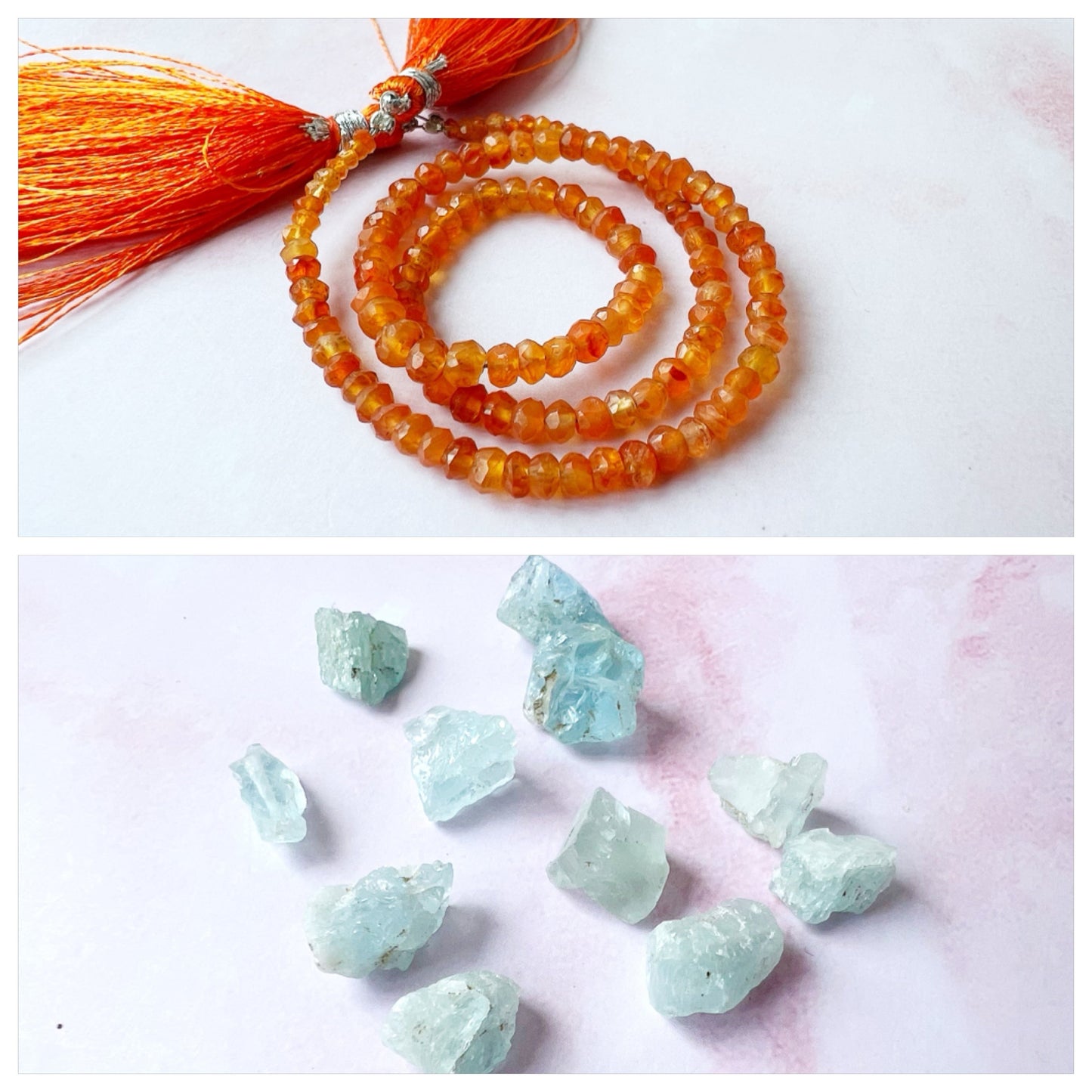 ROSE GOLD - Carnelian Customisable bracelets