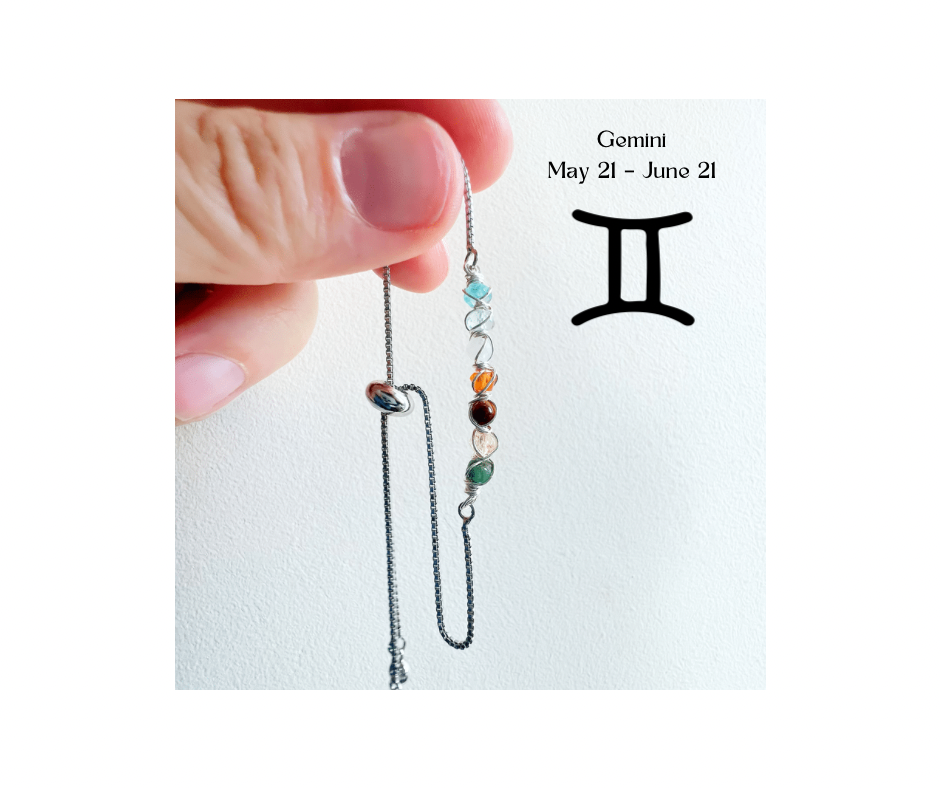 Zodiac star sign bracelet - Gemini