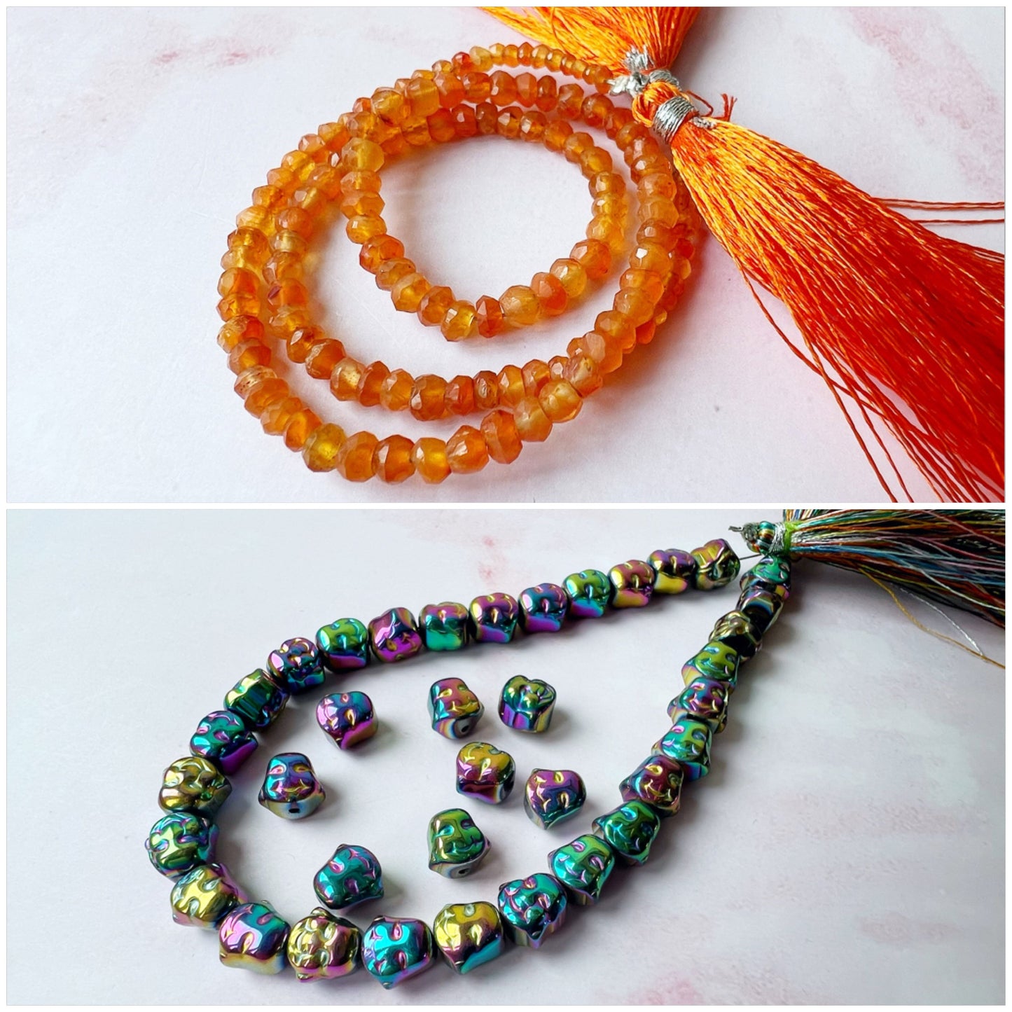 ROSE GOLD - Carnelian Customisable bracelets