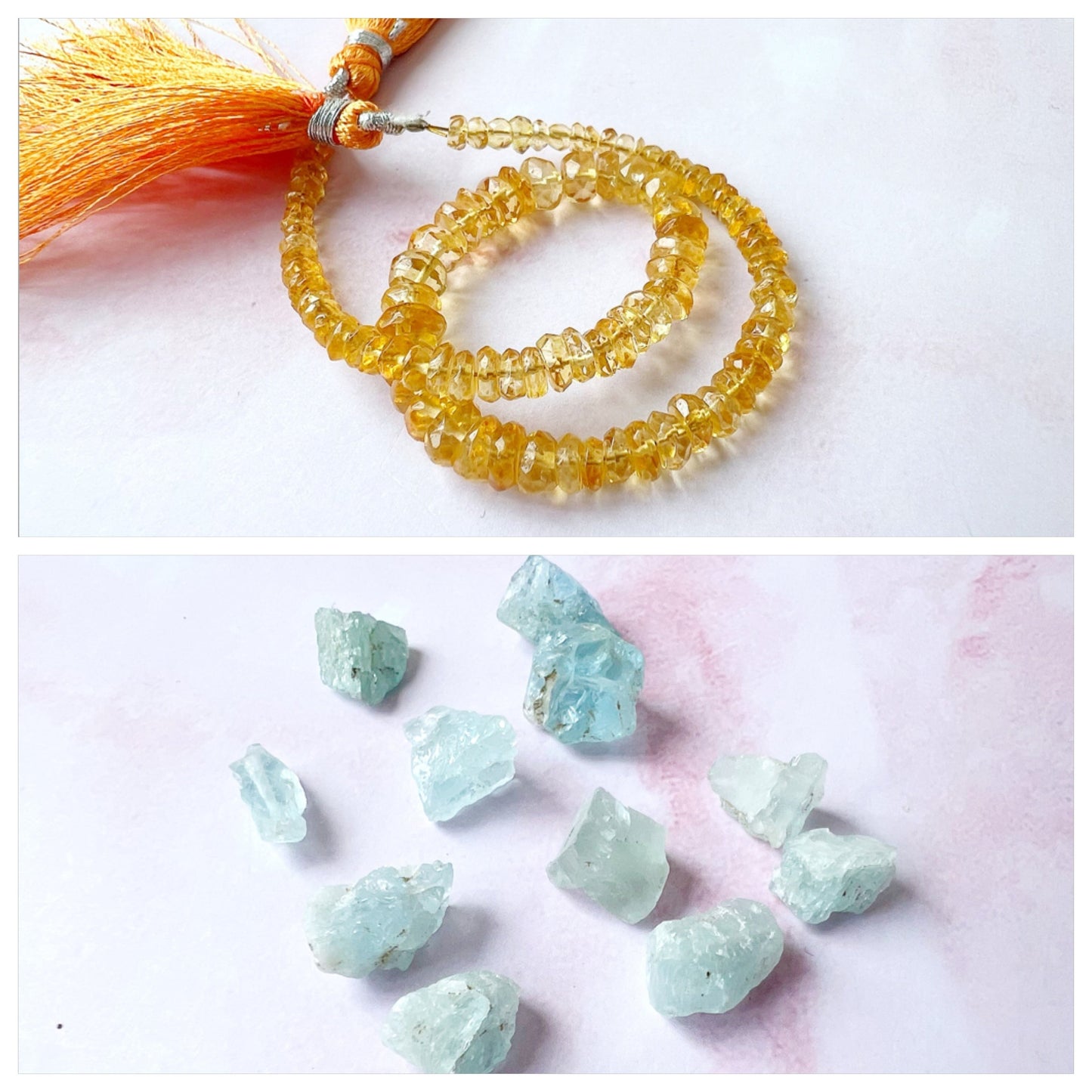 SILVER - Citrine Customisable bracelets
