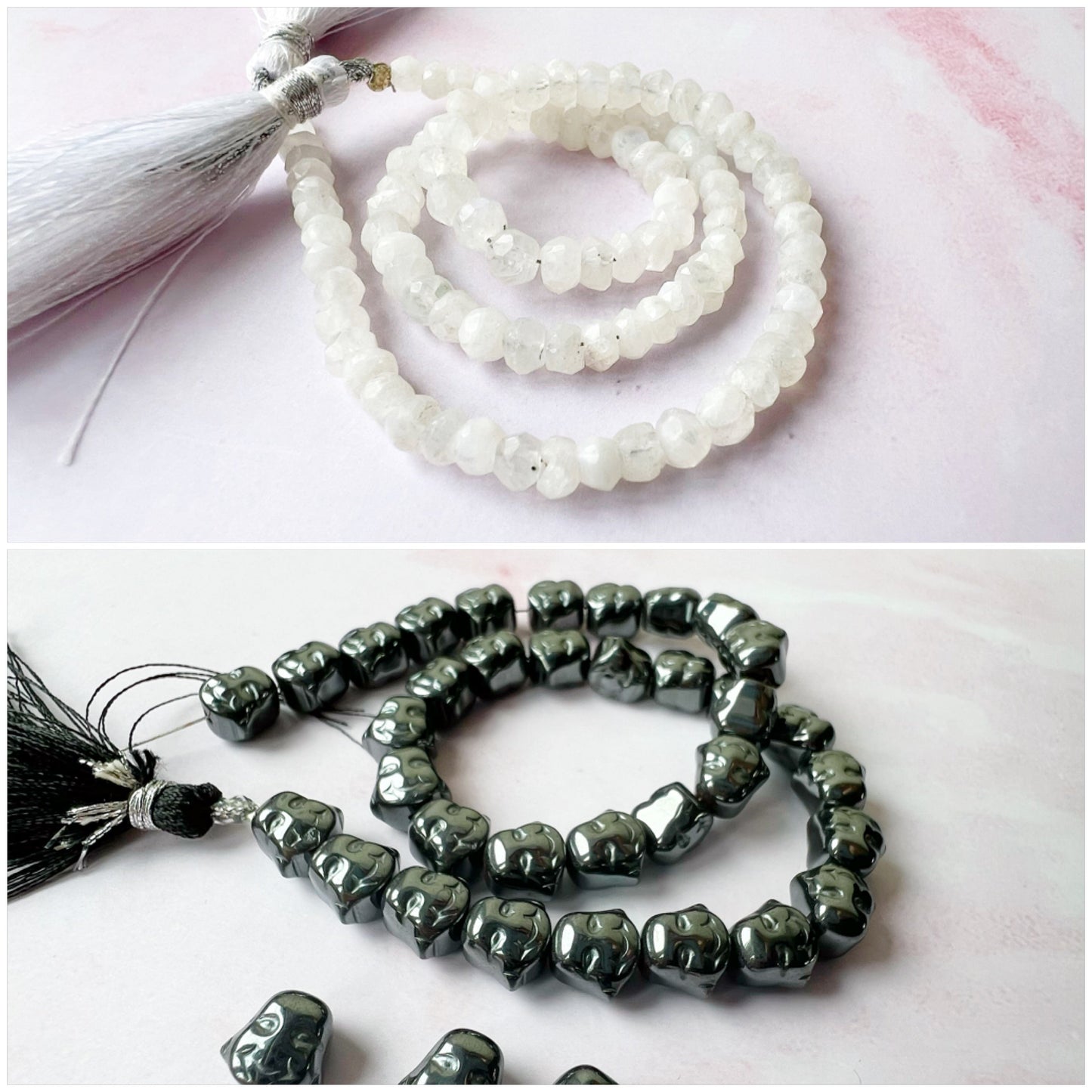 GOLD - Rainbow Moonstone Customisable bracelets