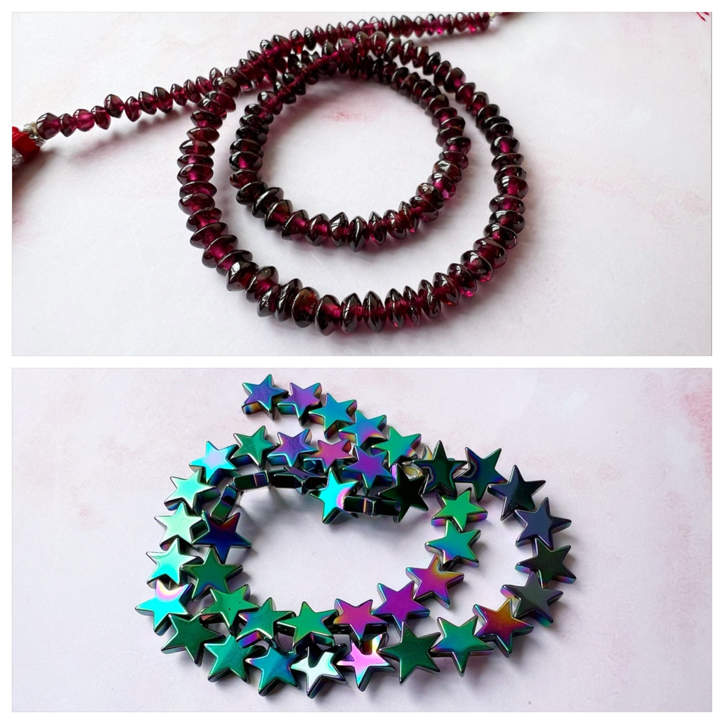 GOLD - Garnet Customisable bracelets