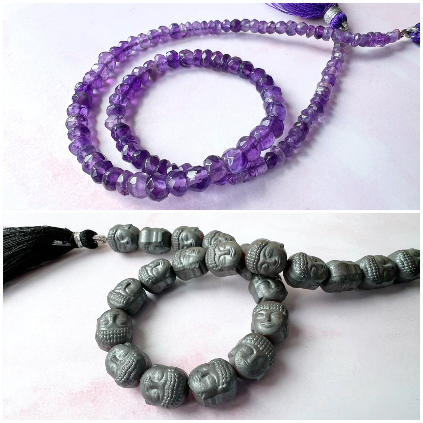 SILVER - Amethyst Customisable bracelets