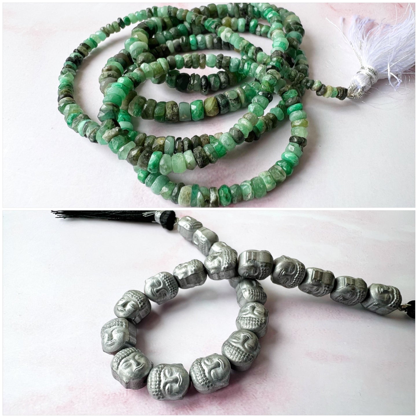 SILVER - Emerald Customisable bracelets
