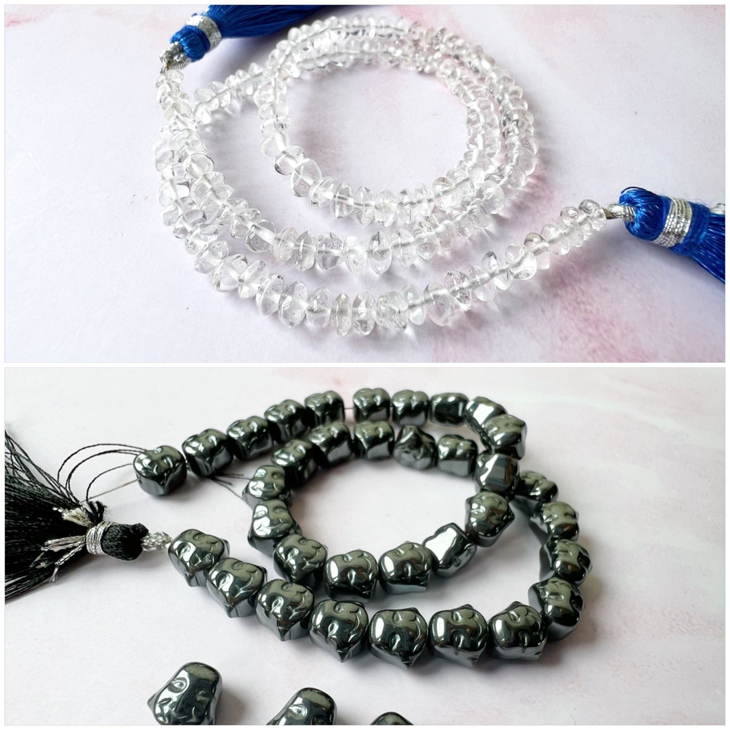 ROSE GOLD - Clear Quartz Customisable bracelets