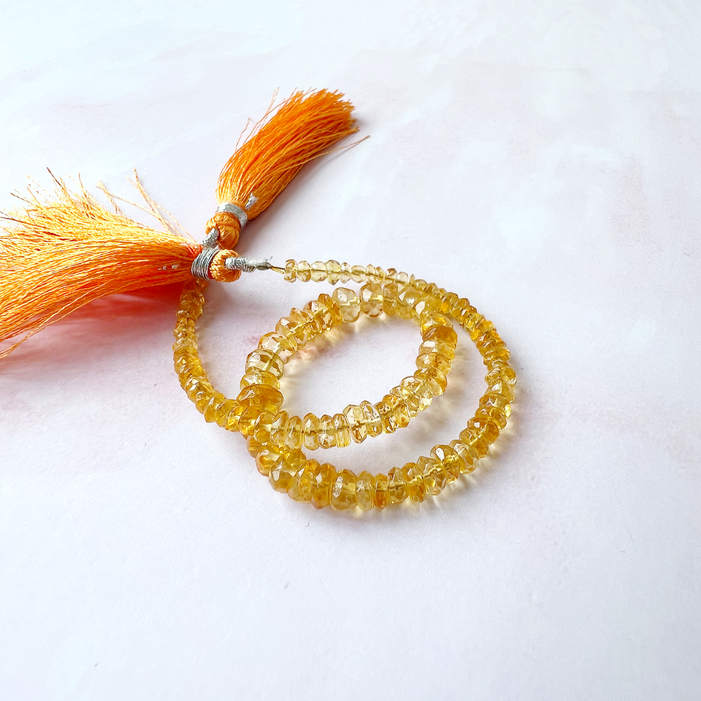 GOLD - Citrine Customisable bracelets - adjustable