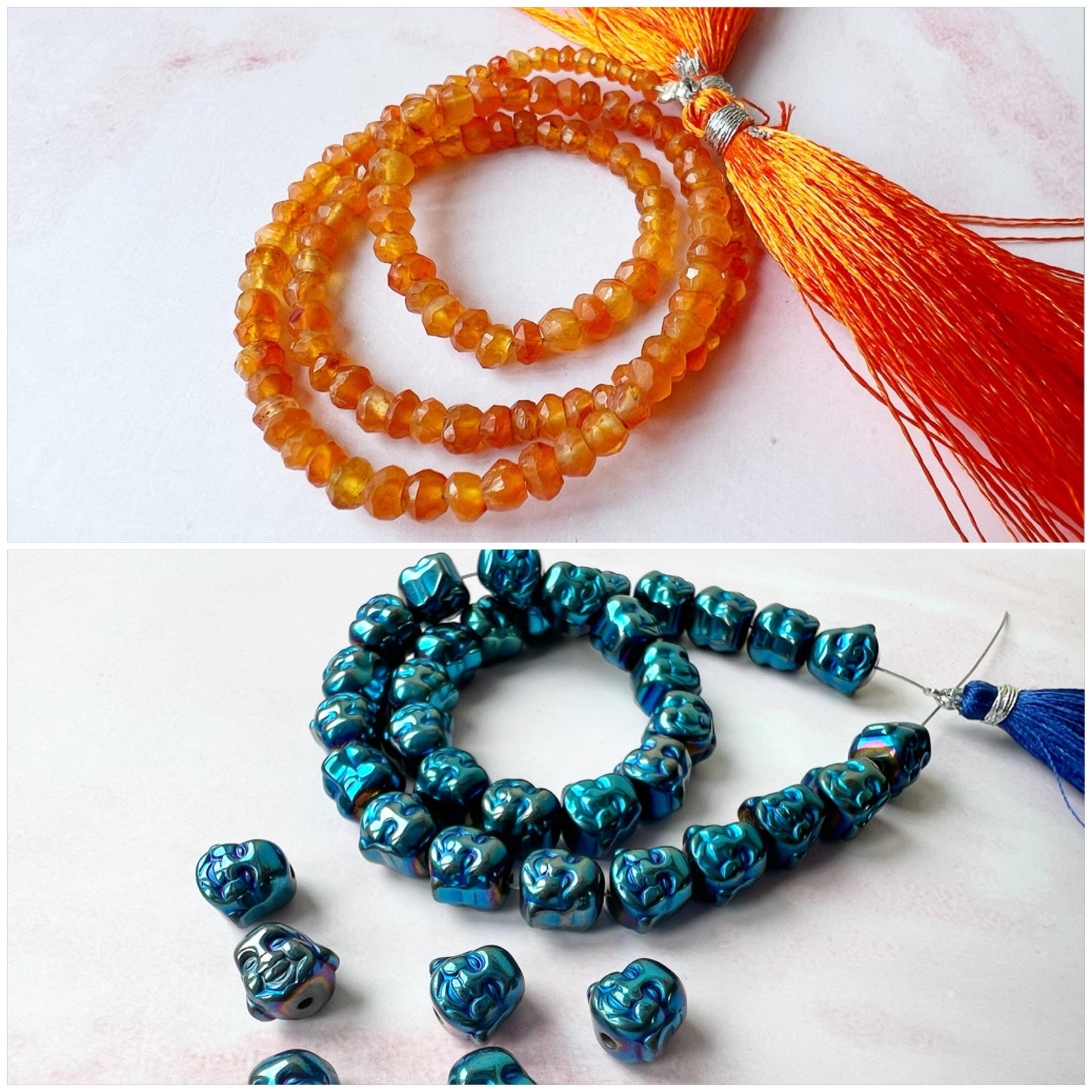 ROSE GOLD - Carnelian Customisable bracelets