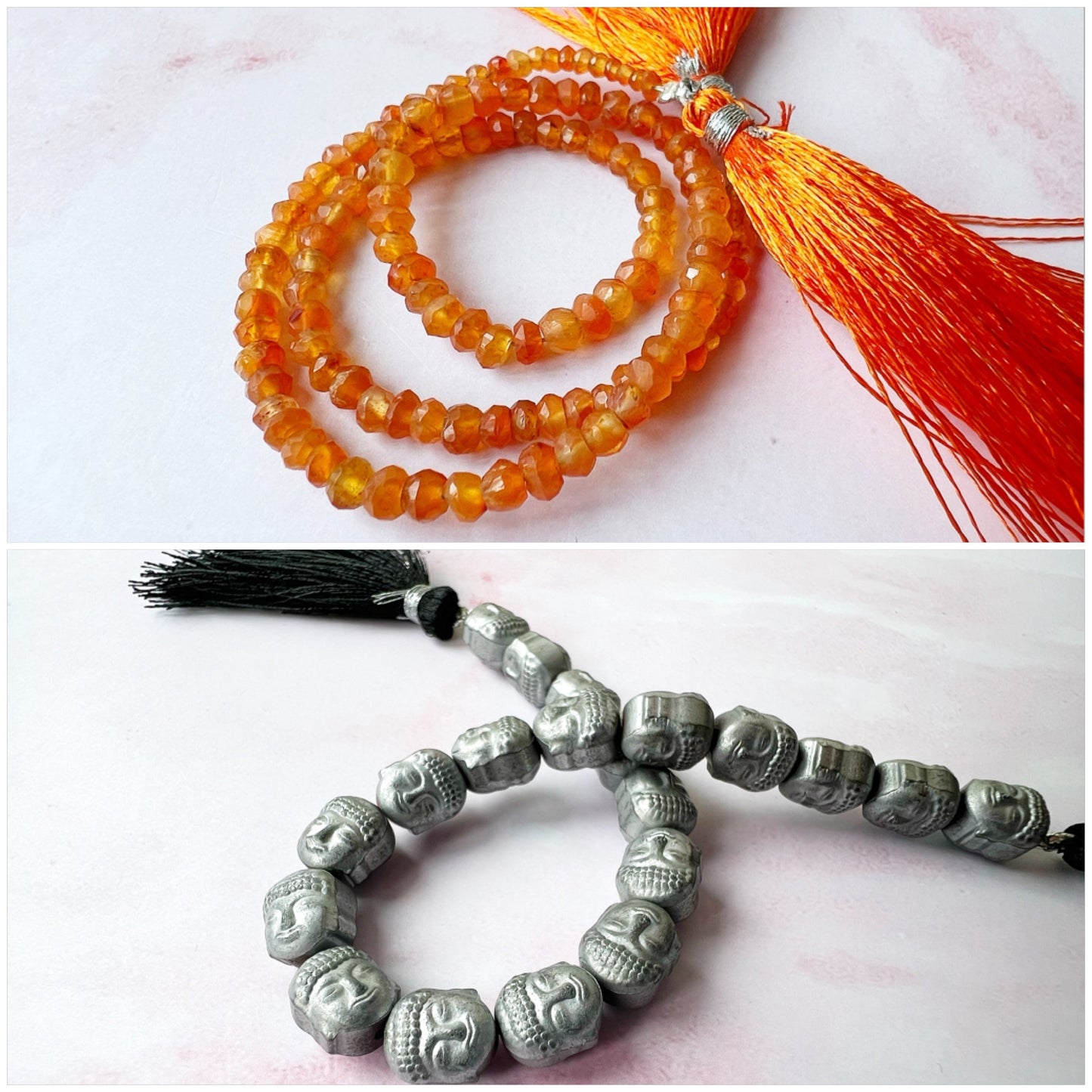 SILVER - Carnelian Customisable bracelets