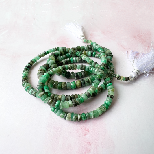 SILVER - Emerald Customisable bracelets