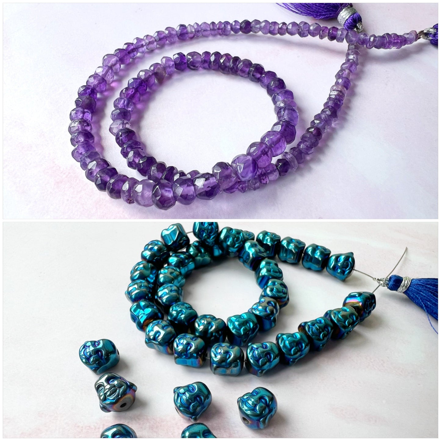 SILVER - Amethyst Customisable bracelets