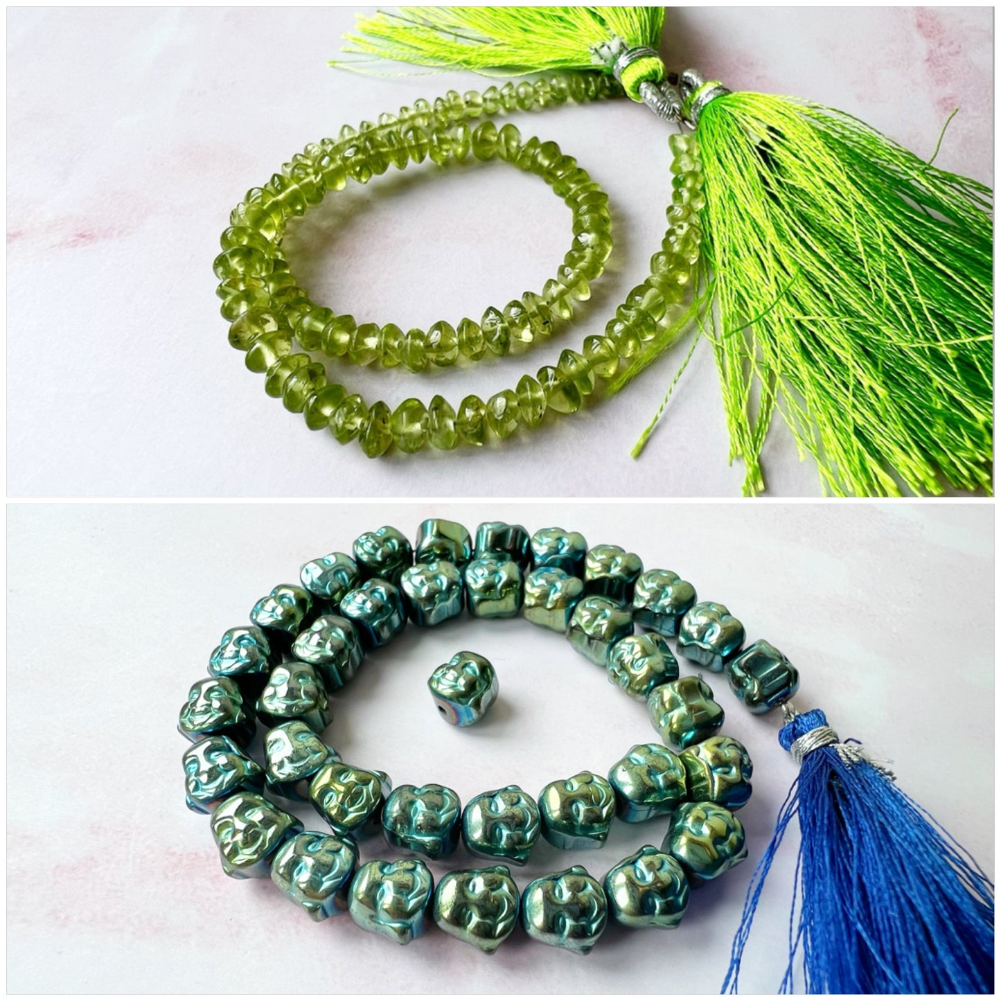 SILVER - Peridot Customisable bracelets