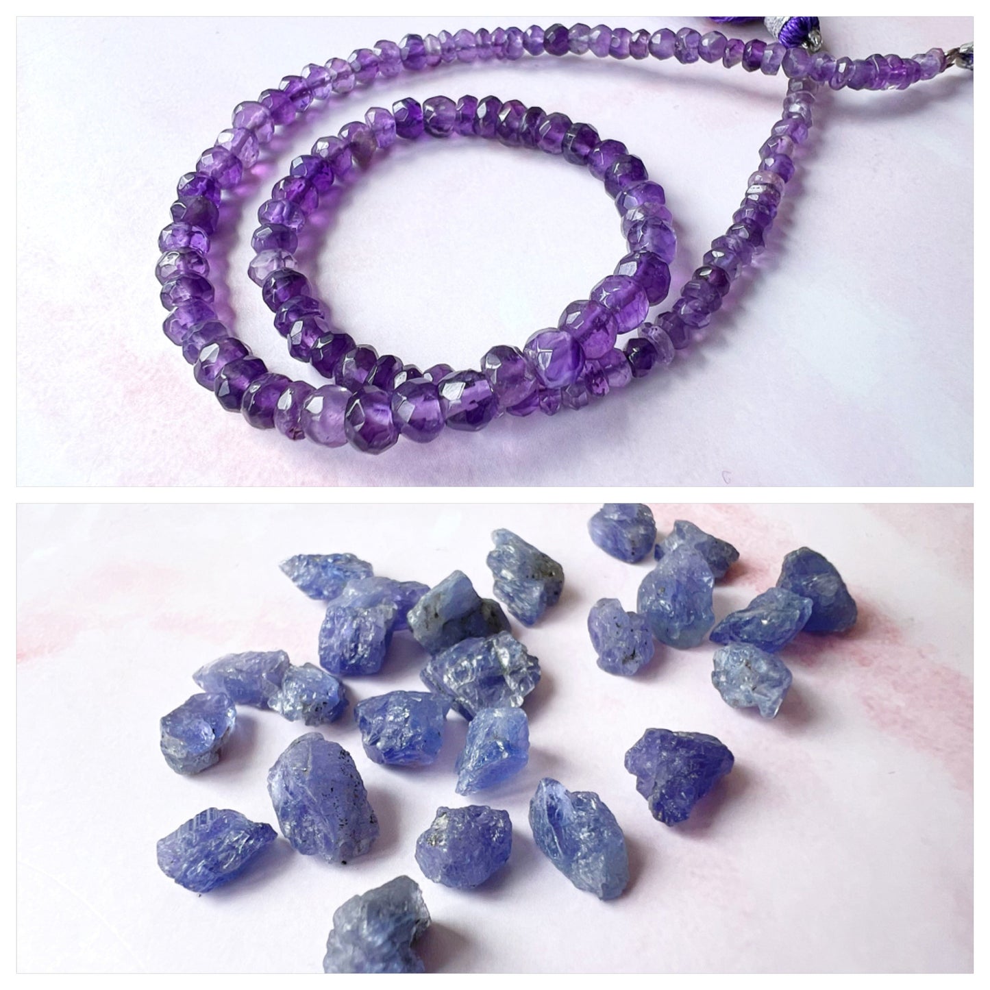 SILVER - Amethyst Customisable bracelets