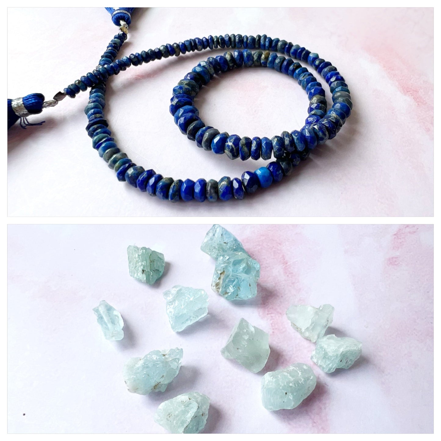 SILVER - Lapis Lazuli Customisable bracelets