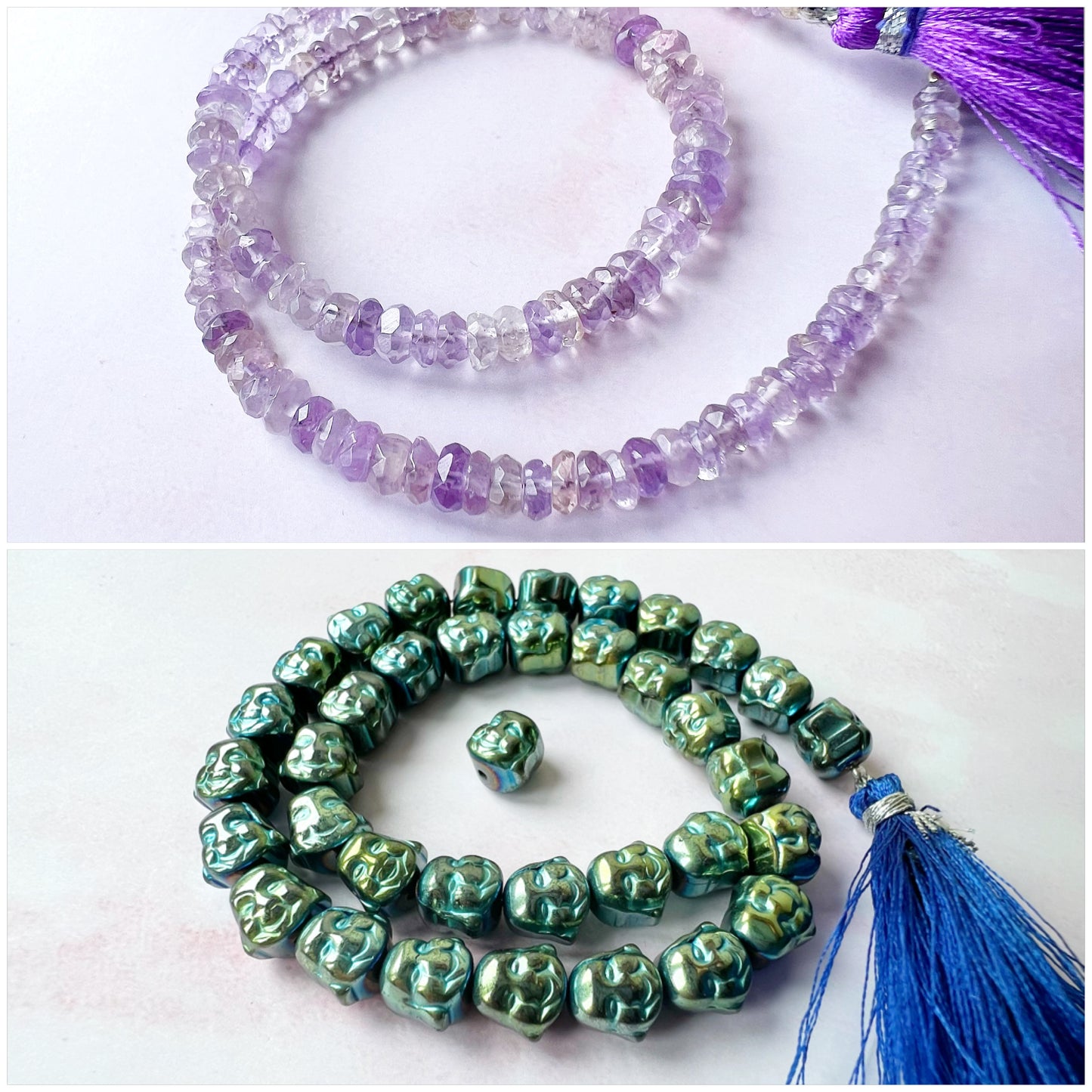 GOLD - Pink Amethyst Customisable bracelets
