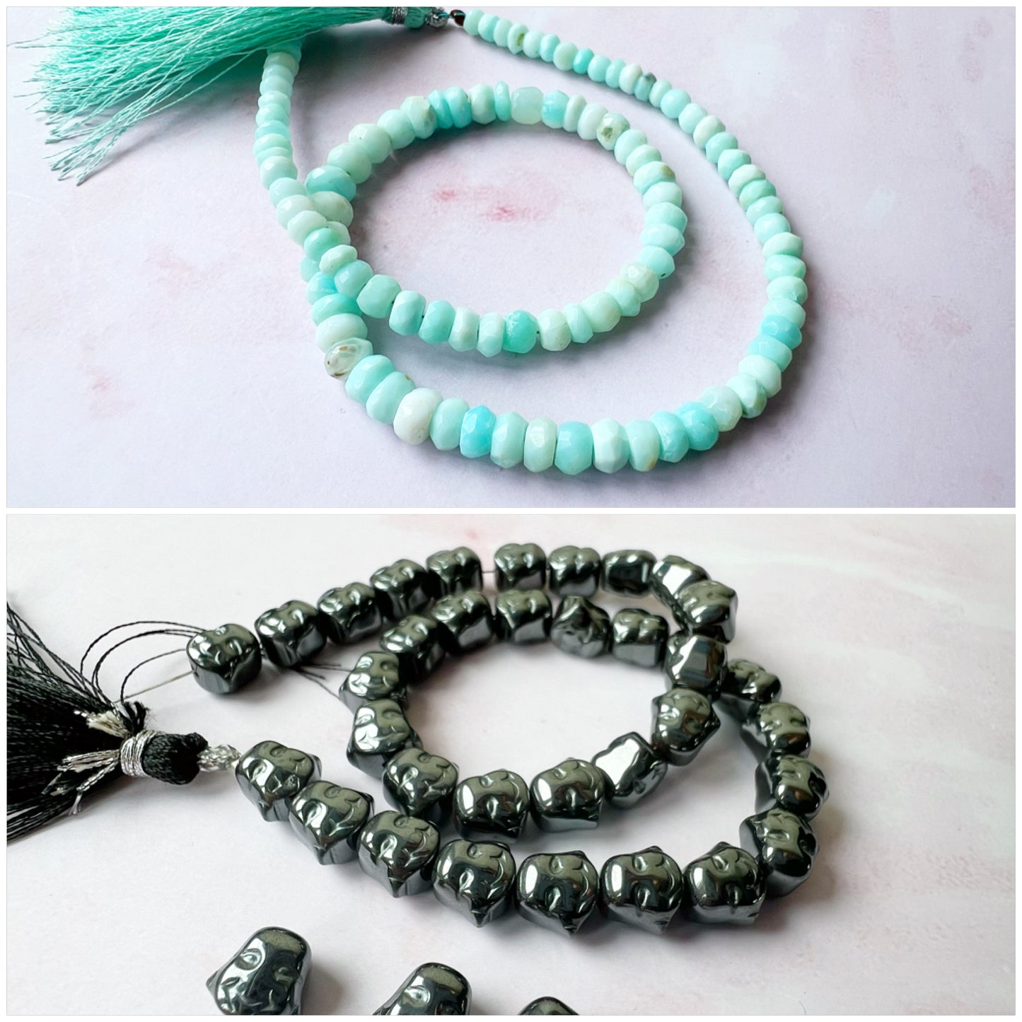 GOLD - Peruvian Opal Customisable bracelets - adjustable