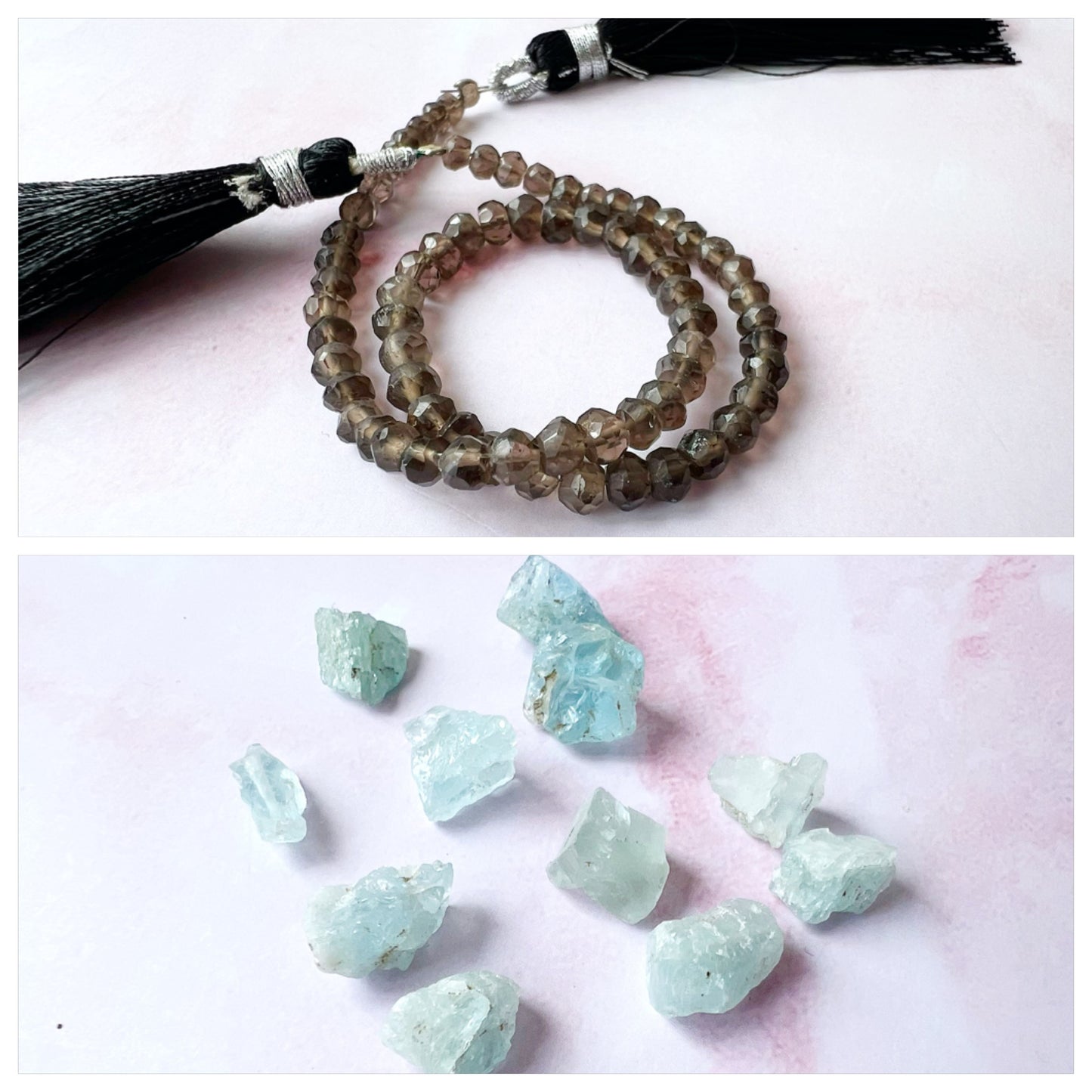 GOLD - Smokey Quartz Customisable bracelets