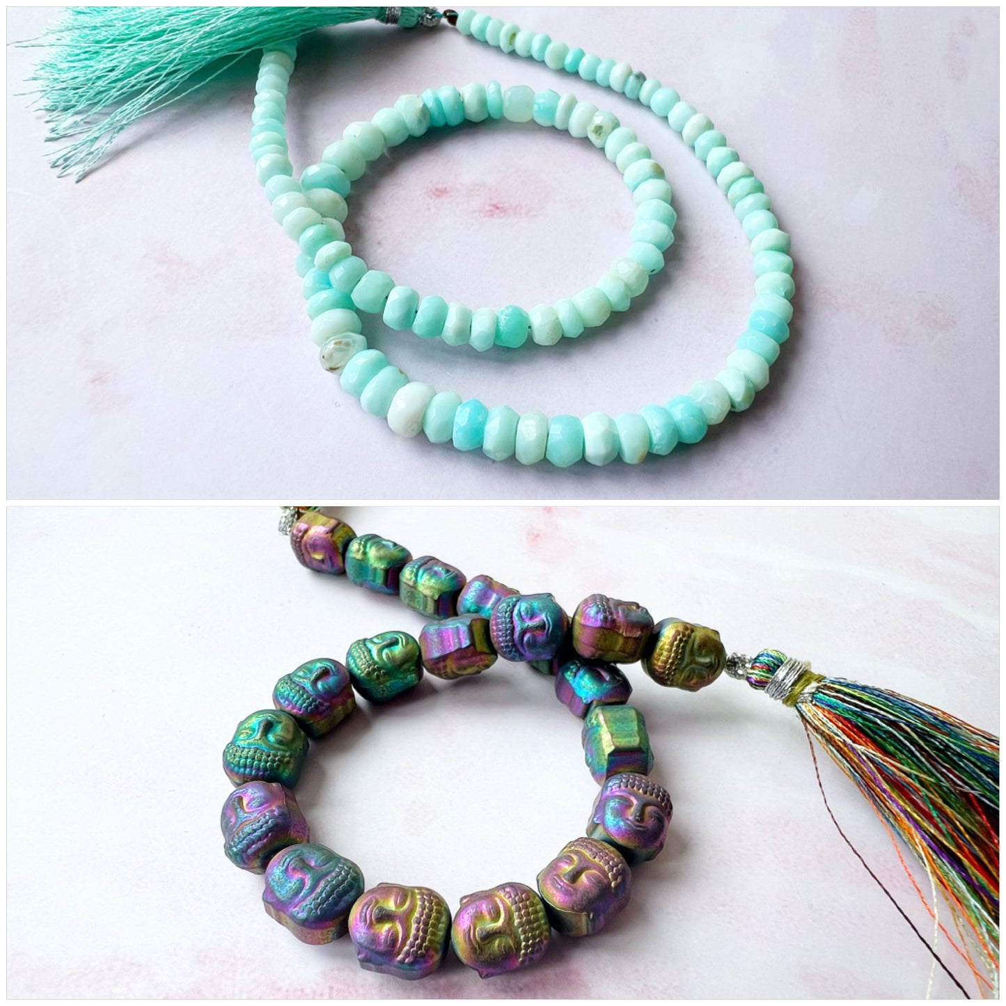 GOLD - Peruvian Opal Customisable bracelets - adjustable