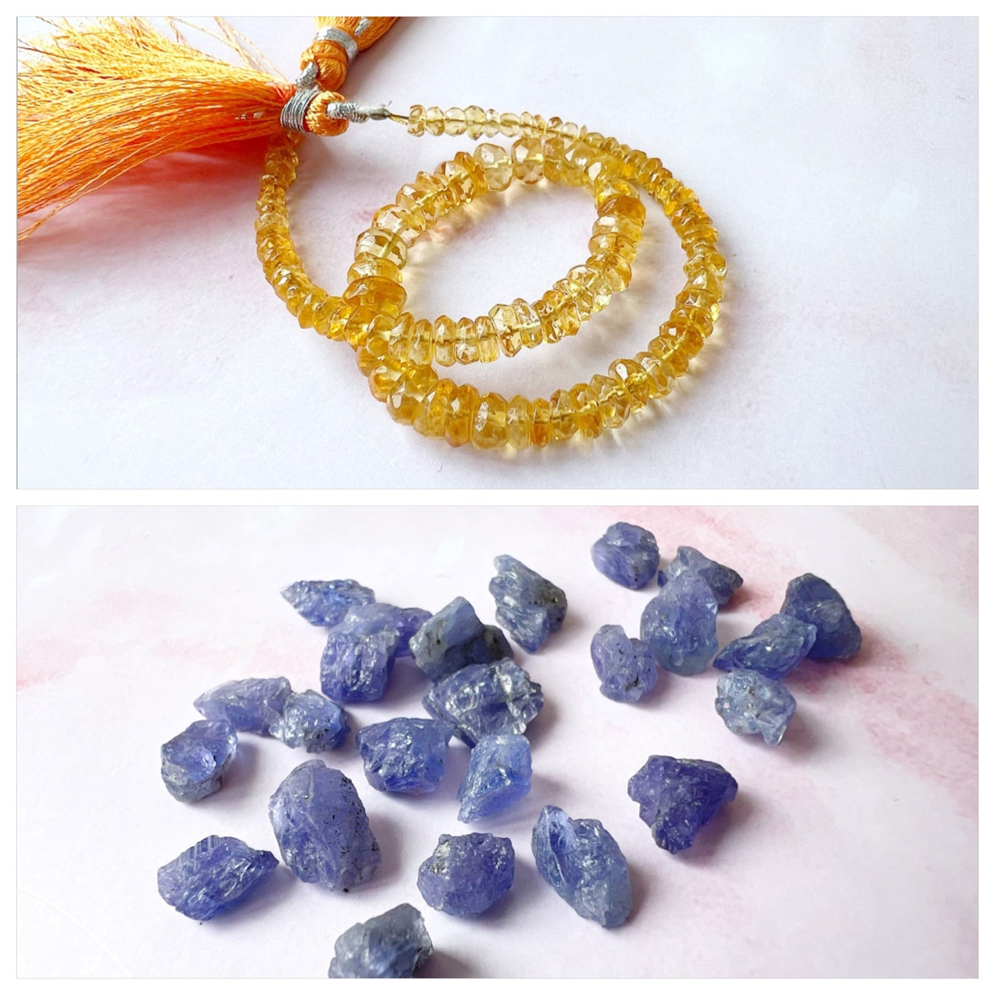 SILVER - Citrine Customisable bracelets