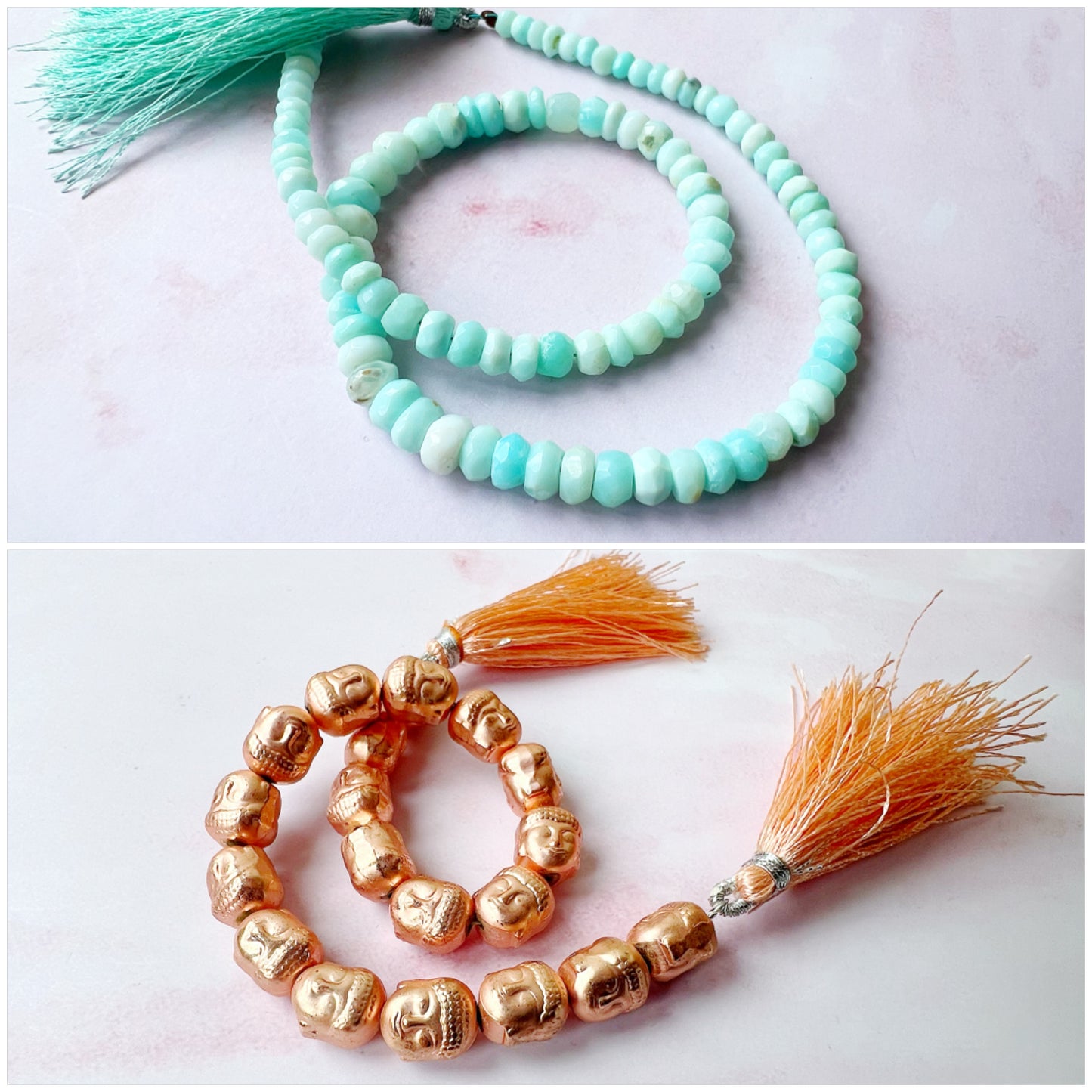 GOLD - Peruvian Opal Customisable bracelets - adjustable
