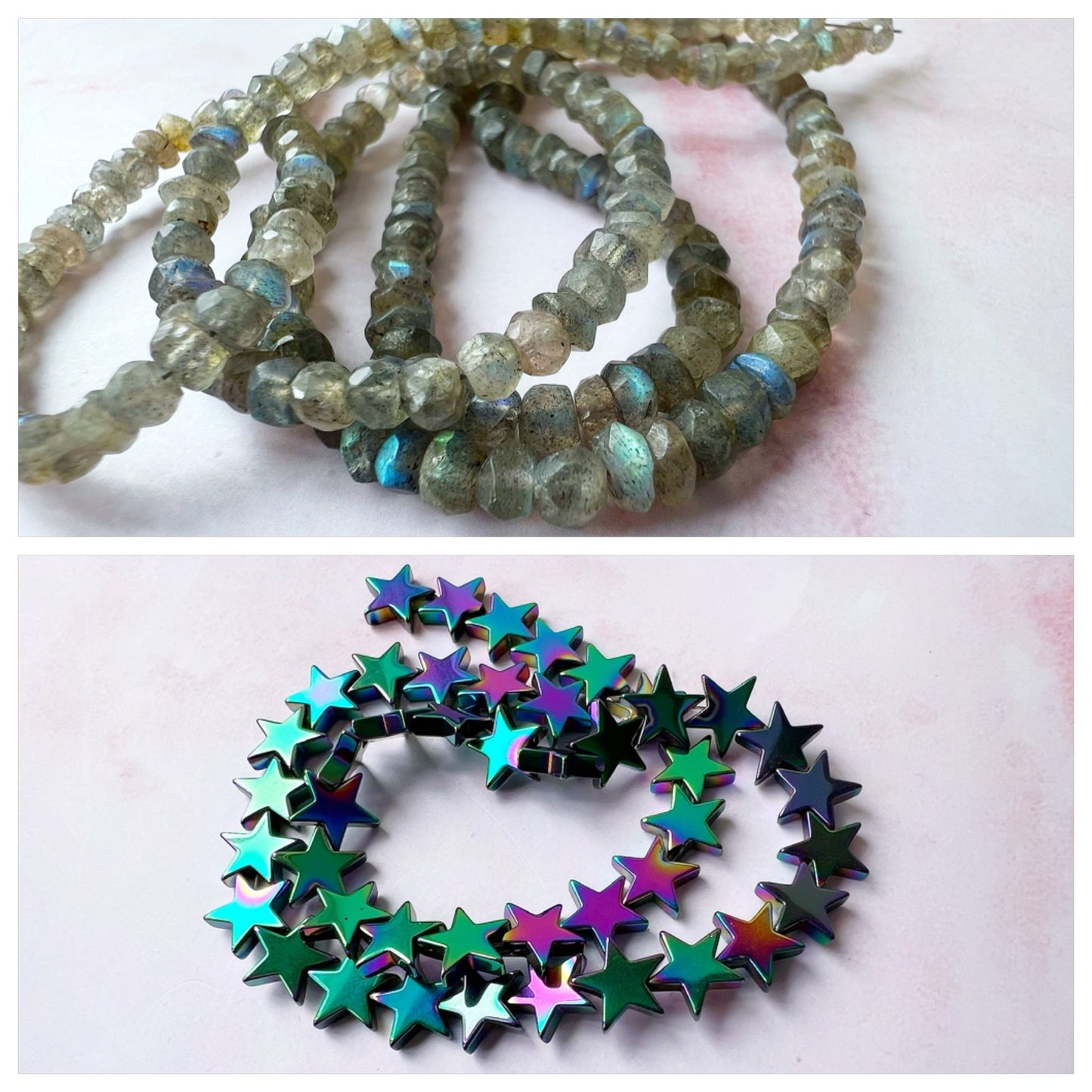 SILVER - Labradorite Customisable bracelets