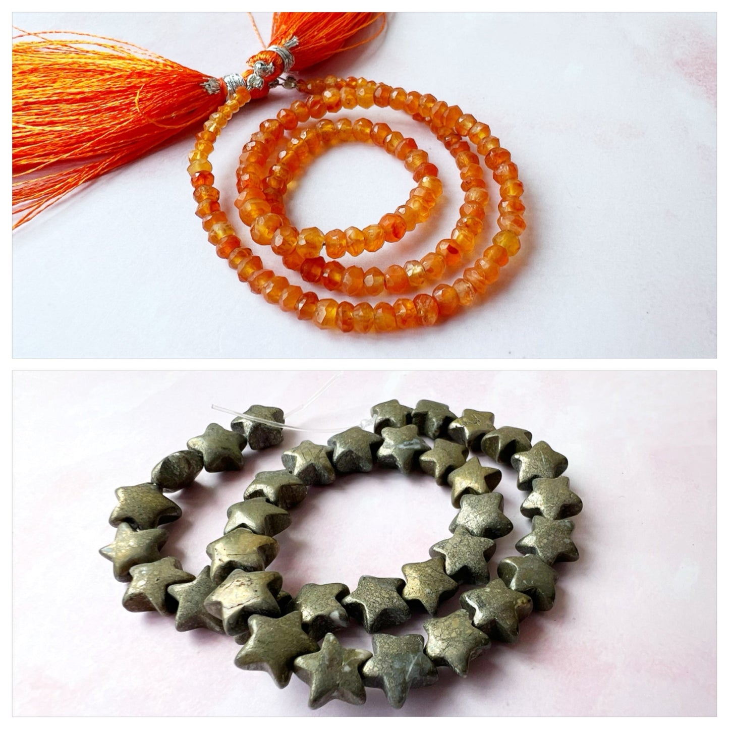 ROSE GOLD - Carnelian Customisable bracelets