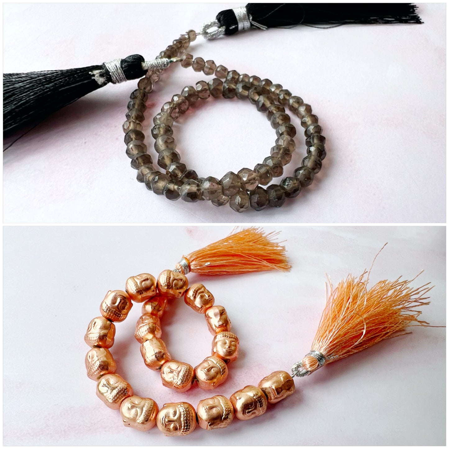 GOLD - Smokey Quartz Customisable bracelets