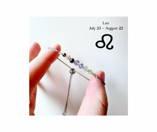 Zodiac star sign bracelet - Leo